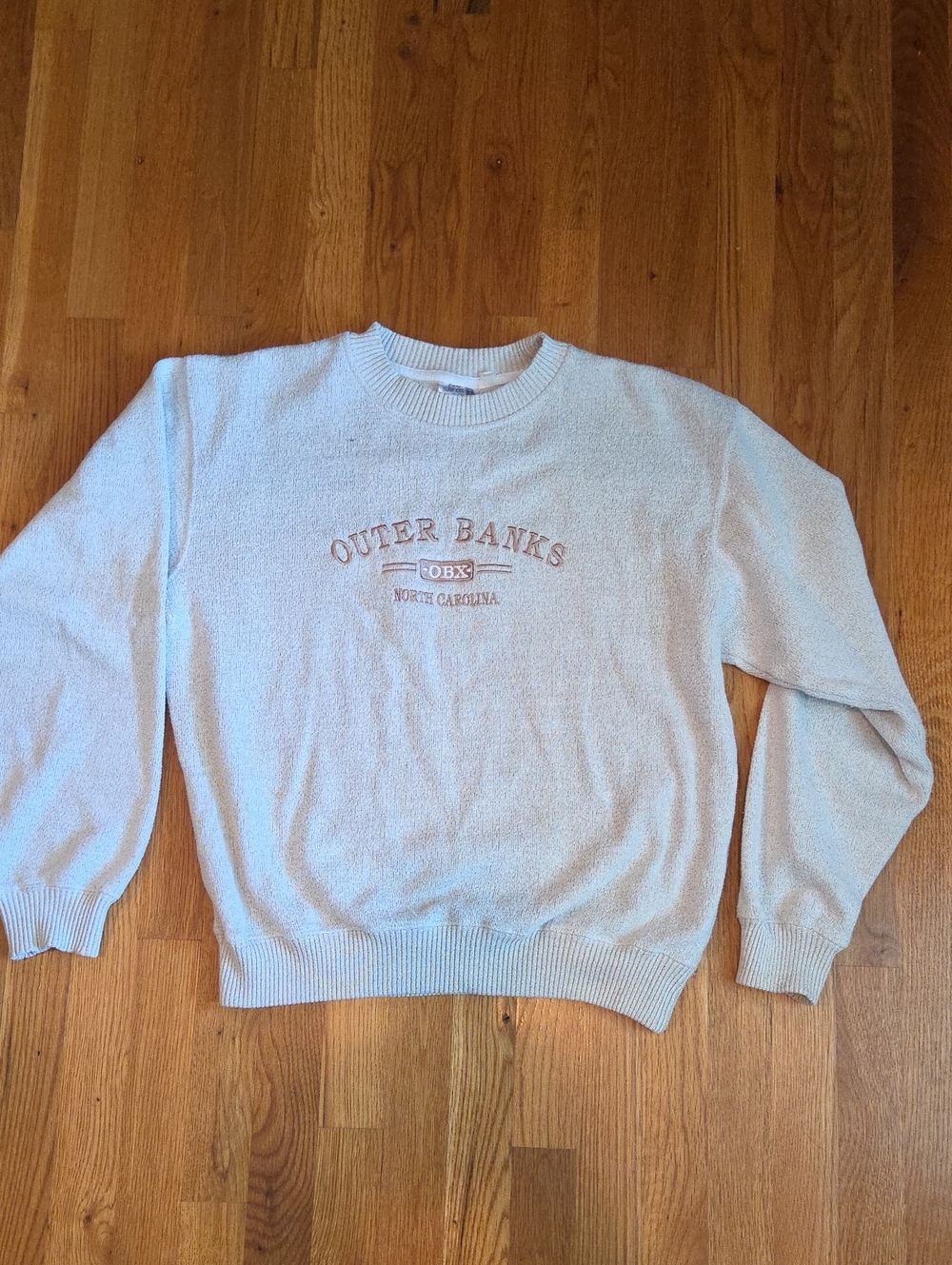 Outer Banks Crew Neck Sweatshirt-Cream